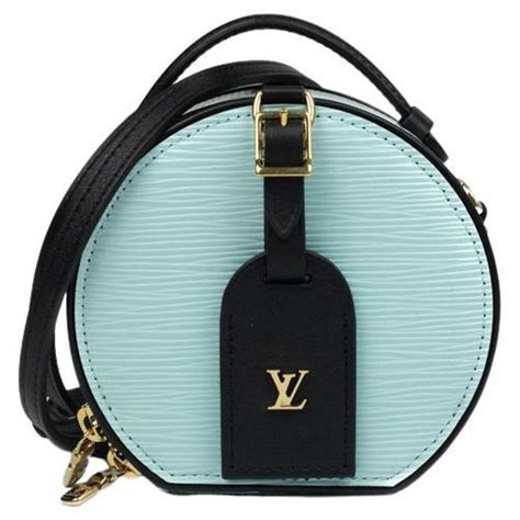 Louis Vuitton Boîte à Chapeau Mini In Blue épi Leather At 1stdibs