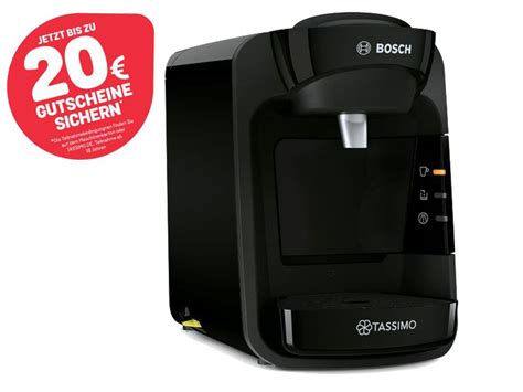 BOSCH Kapselmaschine Tassimo Suny Schwarz LIDL