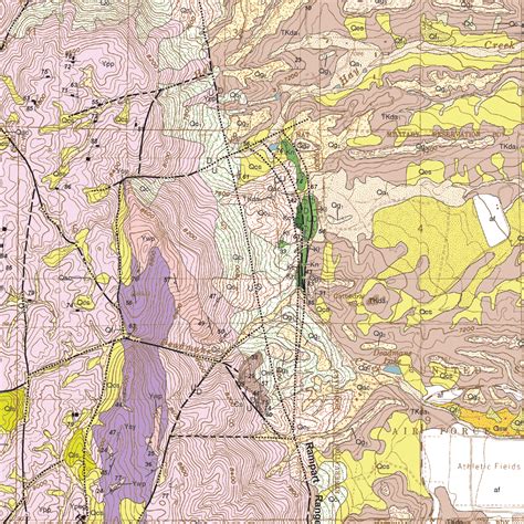 Of Geologic Map Of The Palmer Lake Quadrangle El Paso County