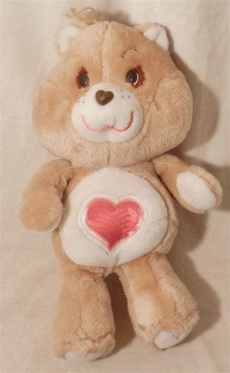 Vintage Plush Tenderheart Bear Full Size Care Bear Kenner Etsy