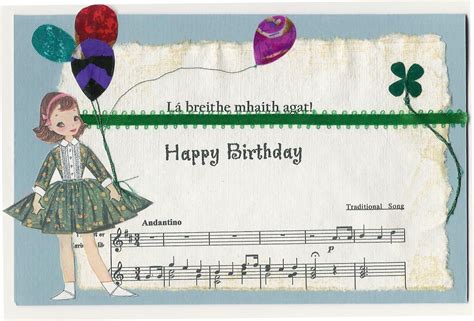 Irish birthday card