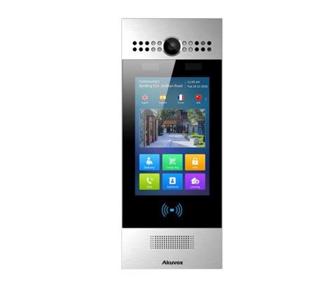 Akuvox R S Ip Video Door Phone And Touch Display Flush Mounted