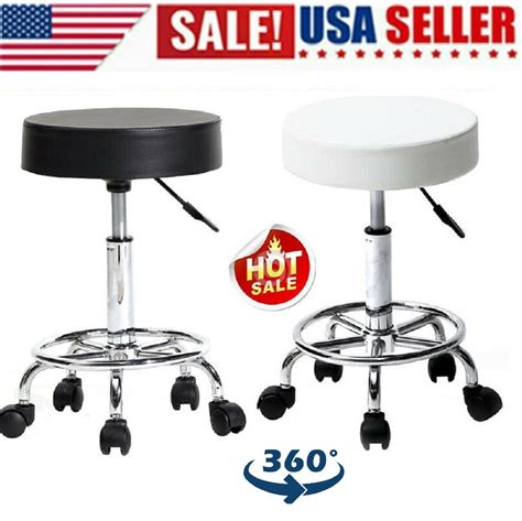 Goorabbit Salon Stools Round Swivel Rolling Stool Chair Ha Ha Feet