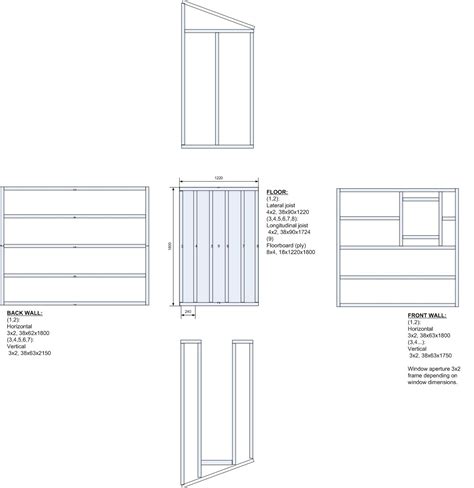 Shed Plans 6x4 Shed Plans Garden sheds and shed Base