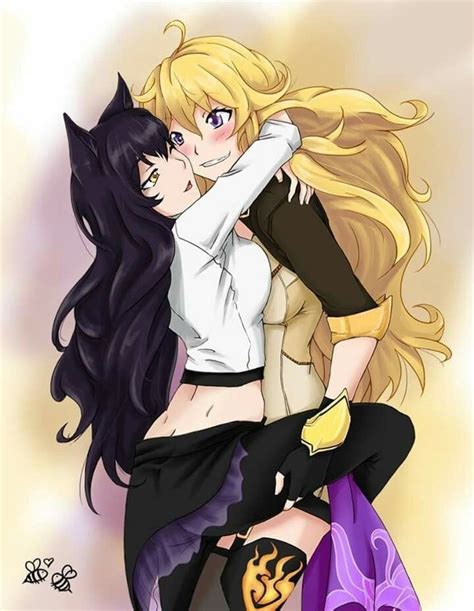 Blake X Yang Bmblb Rwby Anime Rwby Rwby Bumblebee