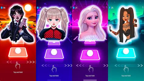 Wednesday Vs Jenna Ortega Vs Lisa Money Vs Elsa Frozen Vs Bella Poarch