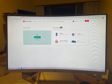 HP Monitor 27" Curved Screen, Computers & Tech, Desktops on Carousell