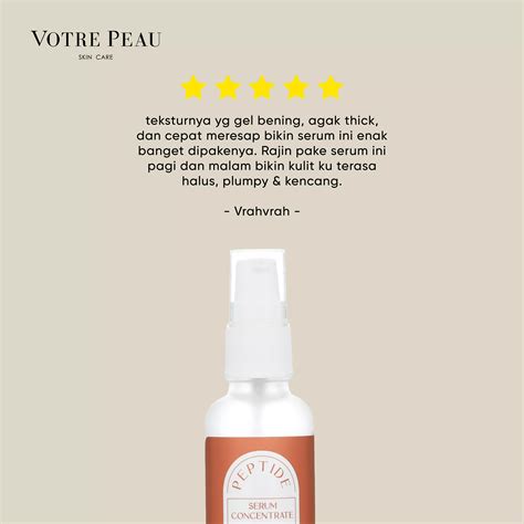 Jual Votre Peau Pack Of 2 Peptide Serum Concentrate 30ml Anti Aging