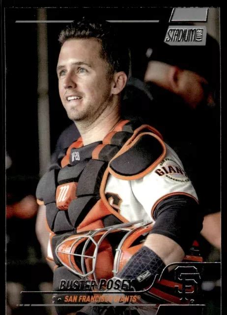 2022 Topps Stadium Club Buster Posey San Francisco Giants 68 Eur 232