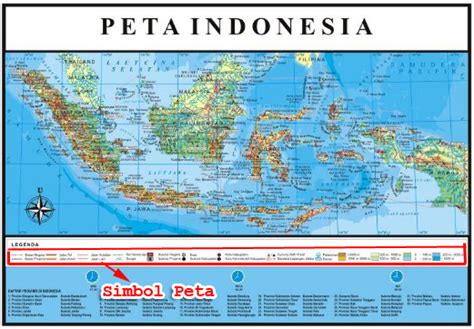 Simbol Simbol Pada Peta Dan Artinya