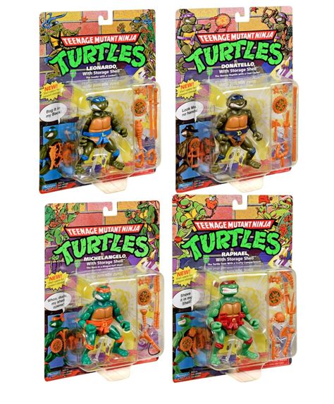 Teenage Mutant Ninja Turtles Retro Storage Shell Turtles Set Of