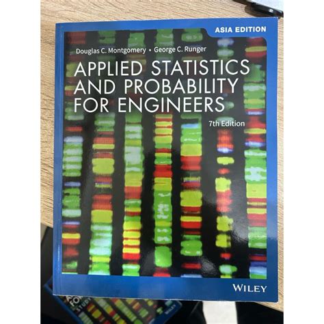 機率與統計applied Statistics And Probability For Engineers 習題本 蝦皮購物