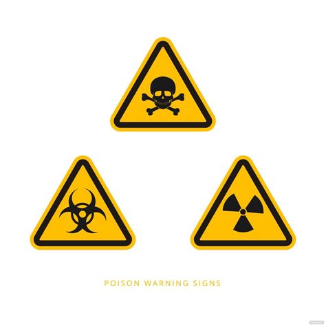 Poison Warning Sign Vector in Illustrator, SVG, JPG, EPS, PNG ...