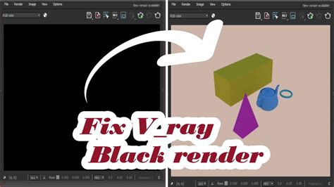 How To Fix Vray Black Render Screen In 3ds Max Youtube