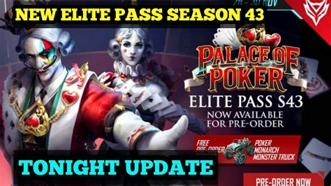 TONIGHT UPDATE NEW ELITE PASS SEASON 43 Para SUMSUNG A3 A5 A6 J2 J5