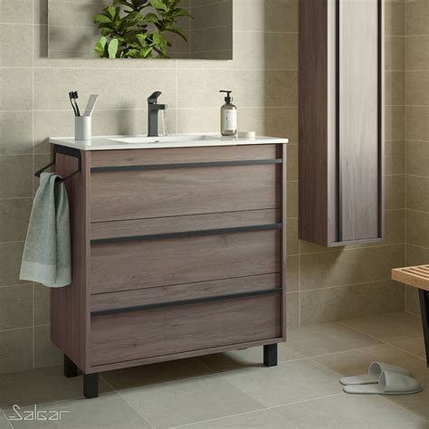 Mueble De 80 Con Lavabo Salgar Attila 800 Patas Compra Oferta