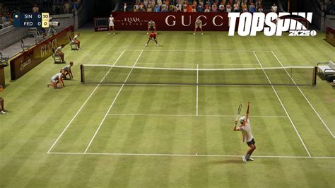 Top Spin 2K25 Jannik Sinner Vs Roger Federer I Gucci Court I Legend