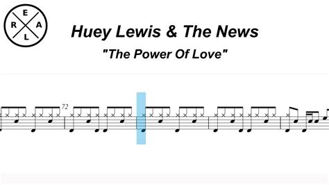 The Power Of Love Huey Lewis Drum Score YouTube