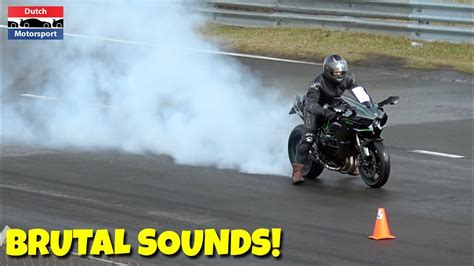 Kawasaki Ninja H2 Drag Racing INSANE RUNS YouTube