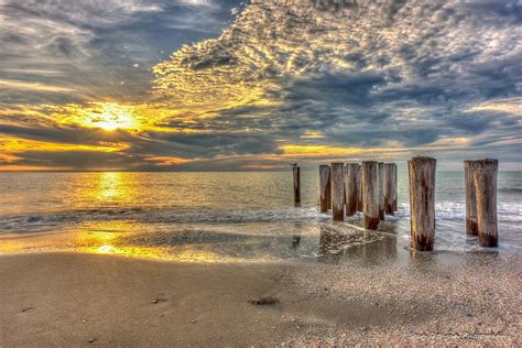 Naples Florida Sunset Photograph by Stan Dzugan