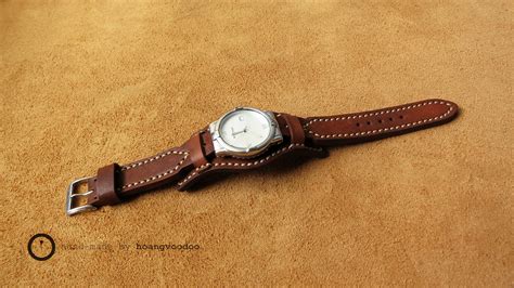 Leather Watch Bund Strap Leather Watch Leather Watch Strap Leather