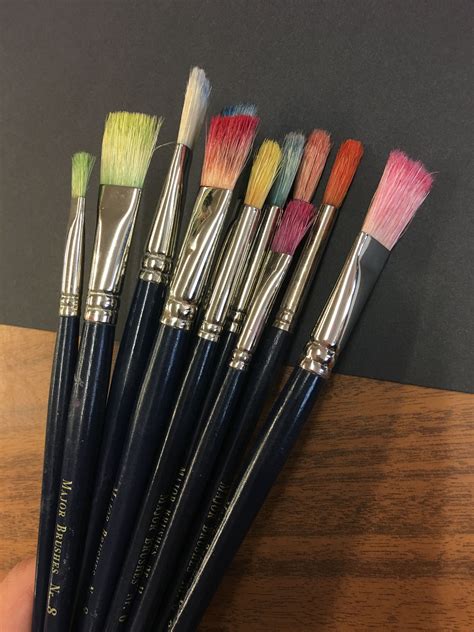 Colourful Paint Brushes Art Aesthetic Paint Brush Art Aesthetic