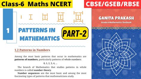 Class 6 Maths Ganita Prakash Chapter 1 Patterns In Mathematics Part 2 Youtube