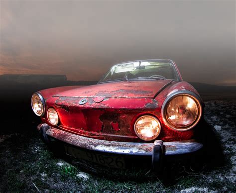 Wallpaper Old Rust Red Cars Vehicle Car 1800x1478