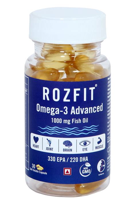 Rozfit Omega Advanced Fish Oil Mg For Men And Women Ihigh