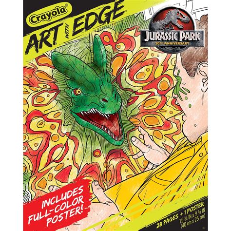 Crayola Art With Edge Jurassic Park 30th Anniversary Coloring Set 28