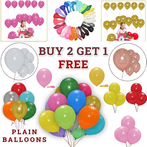 High Quality Plain Balloons Helium Air Birthday Party Decoration