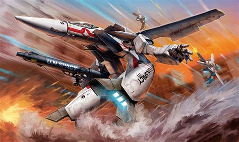 Gerwalk Model Art Robotech Macross Macross Anime Robotech