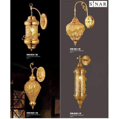 Jual Lampu Dinding Klasik Maroko Gold S Shopee Indonesia