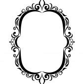 Wallstickers Folies Frame Wall Stickers