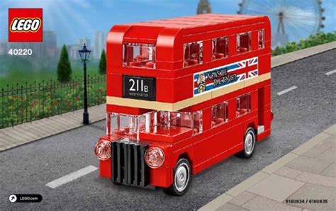 LEGO Instructions for set 40220 London Bus, Creator - Promotional