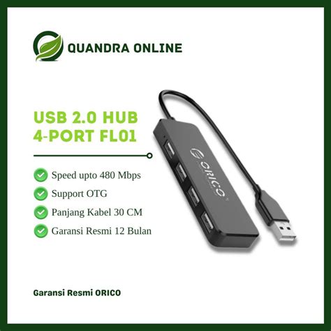 Jual Orico Usb Hub Port Fl U Usb Hub Orico Fl Shopee