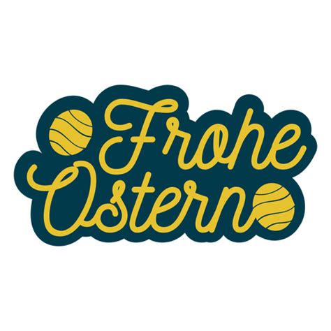 Diseño PNG Y SVG De Letras Frohe Ostern Para Camisetas