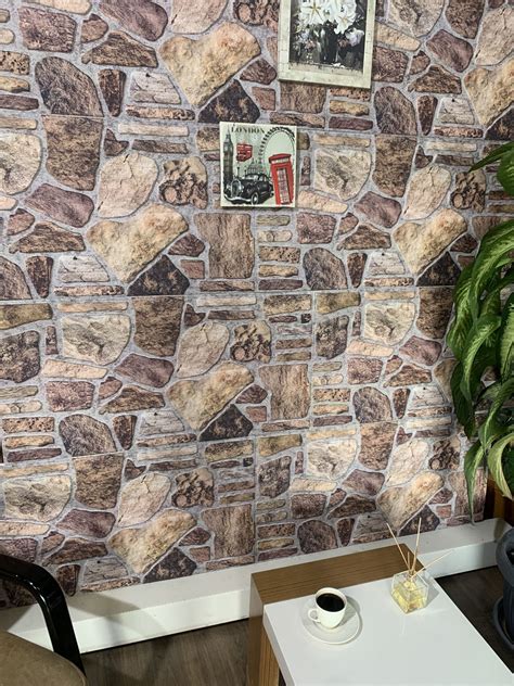 Dundee Deco 3D Wall Panels Cladding Shades Of Brown Grey Stone Look