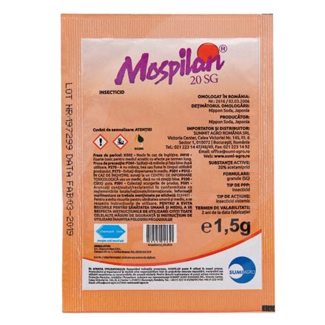 MOSPILAN 20 SG Insecticid Erbicid Ro