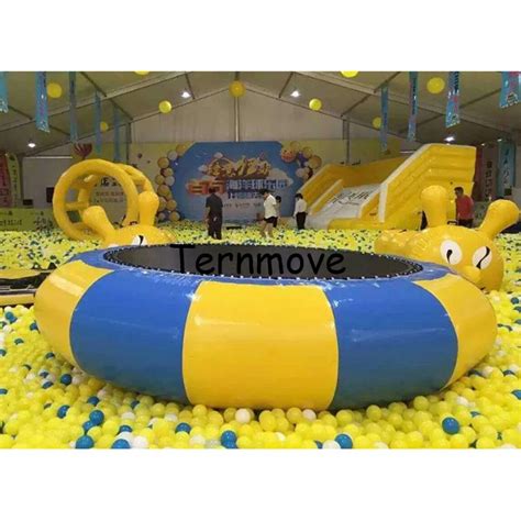 Trampolin inflável para piscina brinquedo flutuante ginástica