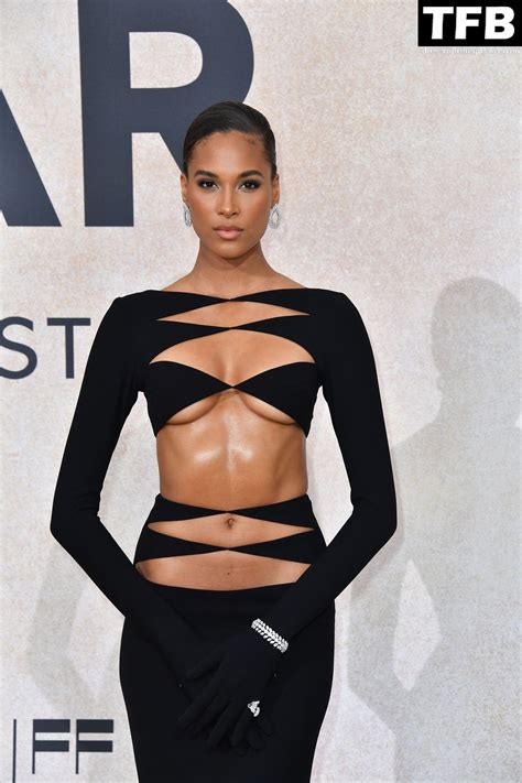 Cindy Bruna Shows Off Her Oiled Tits At The Amfar Gala Cannes Photos Thefappening