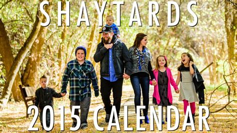 2015 SHAYTARDS CALENDAR! - YouTube