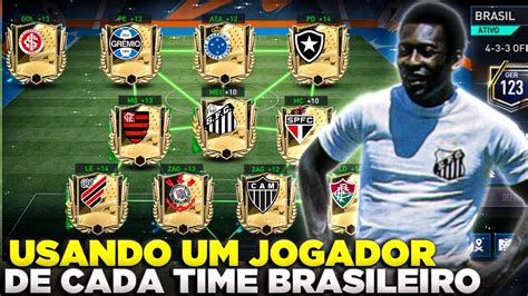 Top Montei Um Time Jogador De Cada Time Brasileiro Fifa