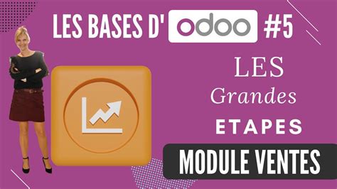 Les BASES d Odoo 5 le module Ventes V15 les grandes étapes tuto