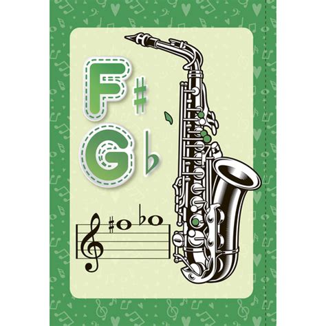Tenor Saxophone. Colorful Full Range Fingering Chart (Saxophone ...
