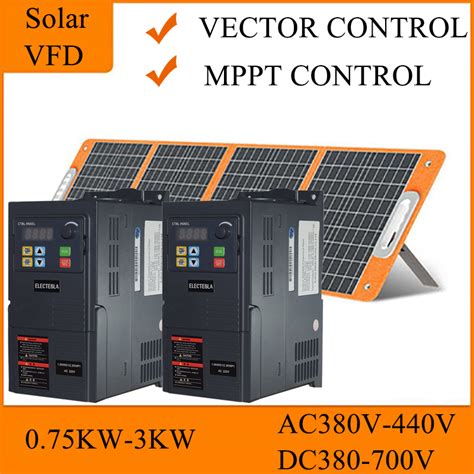 Solar Frequency Inverter 380v 3 Phase Vfd Solar Inverter For Water Pump