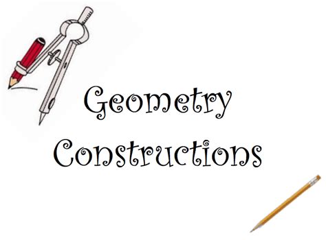 Common Core Geometry Constructions Worksheets - CommonWorksheets.com