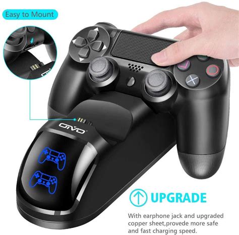 ที่ชาร์ท Oivo Ps4 Usb Dual Charging Charger Docking Station Stand Ps4 Controller Charger Magic