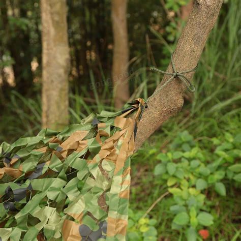 2x3m Woodlands Leaves Hide Jungle Camouflage Netting Camo Net For