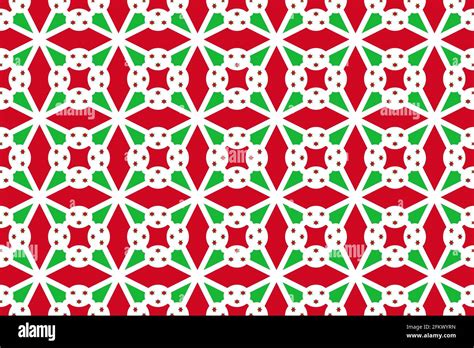 Simple geometric pattern in the colors of the national flag of Burundi